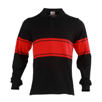 Cotton Custom Tackle Twill Embroidered Logo Long Sleeve Sports Rugby Shirt Customizable Football Wear Top